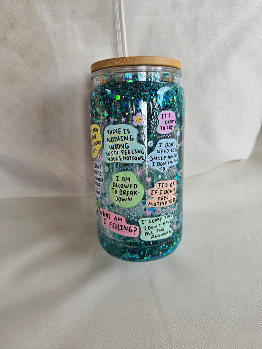 Glitter tumbler