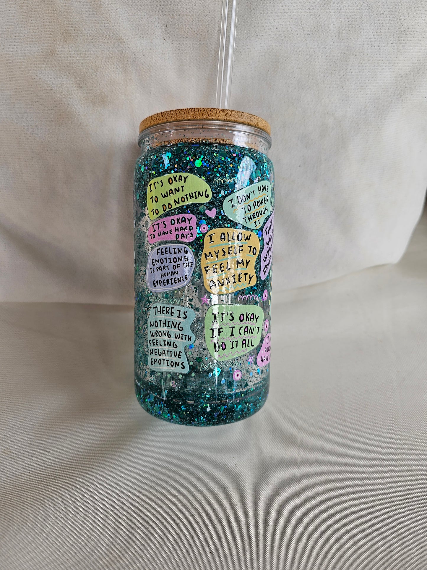 Glitter tumbler