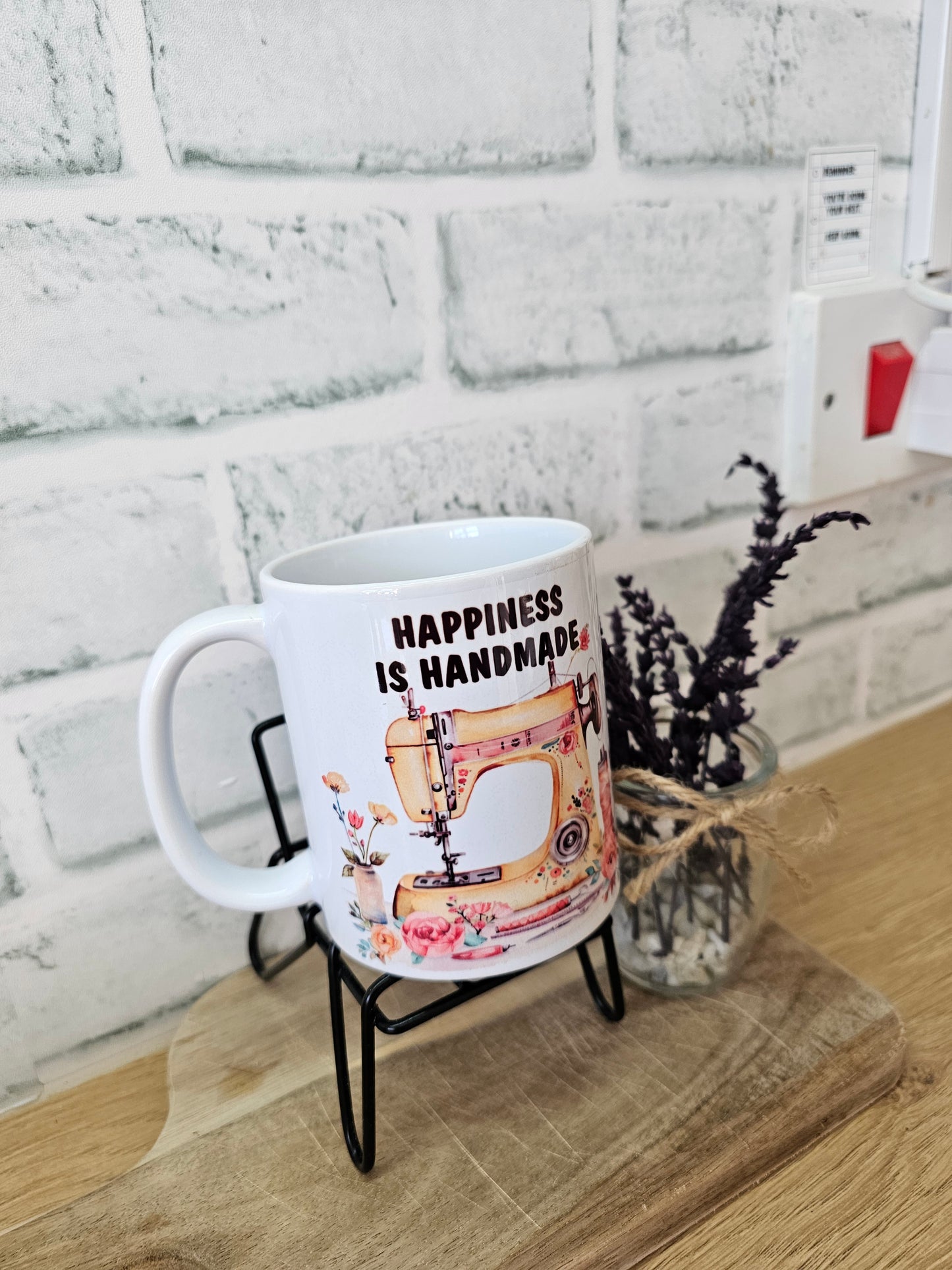 Coffee mug ♡happiness is handmade♡