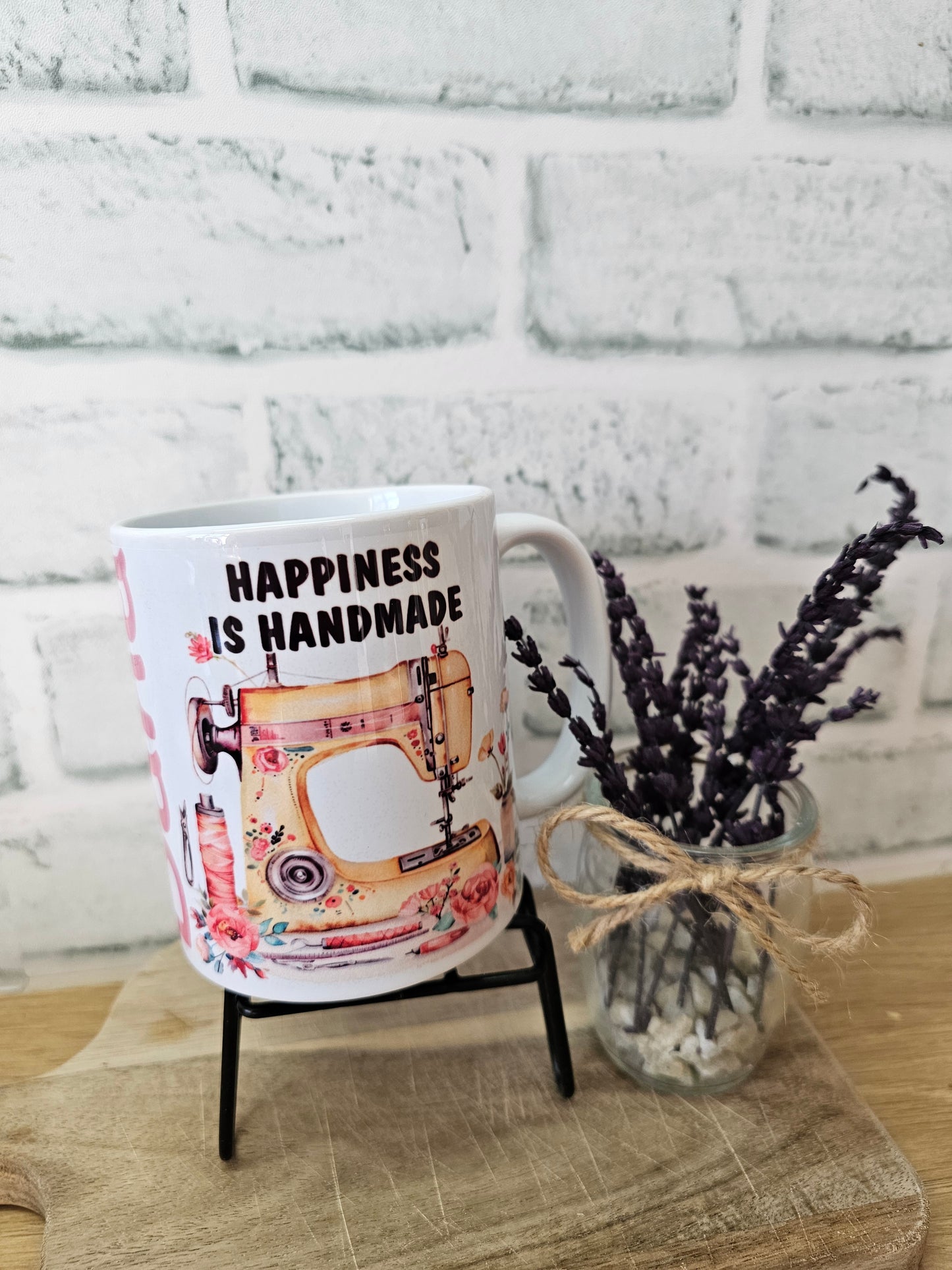 Coffee mug ♡happiness is handmade♡