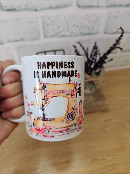 Coffee mug ♡happiness is handmade♡